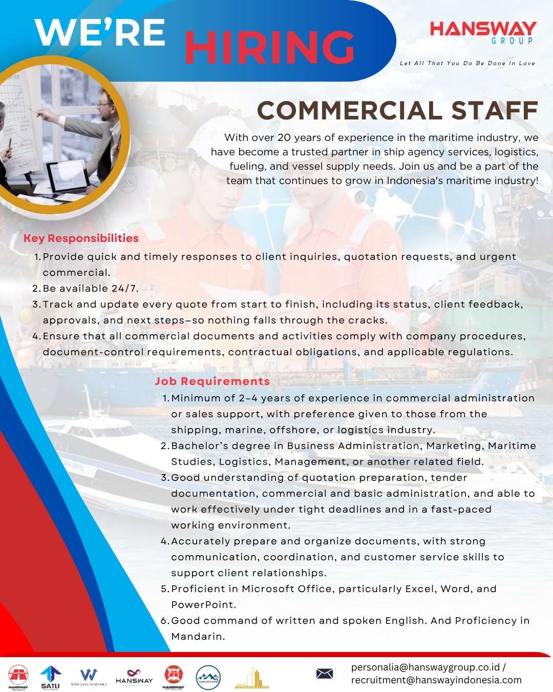 Commercial Staff Image